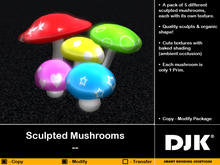 DJK -- Sculpted Mushrooms (No Transfer)