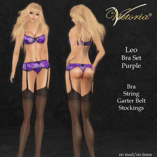 VictoriaV - Leo Bra Set Purple