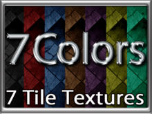 Zoy Texture [ Rhombus Tile 03 ] Seamless - 7 Colors