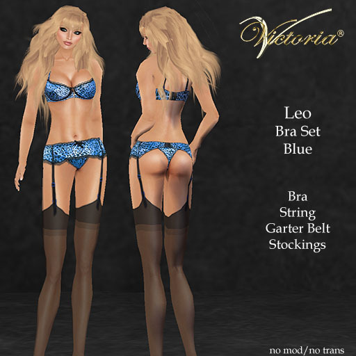 VictoriaV - Leo Bra Set Blue