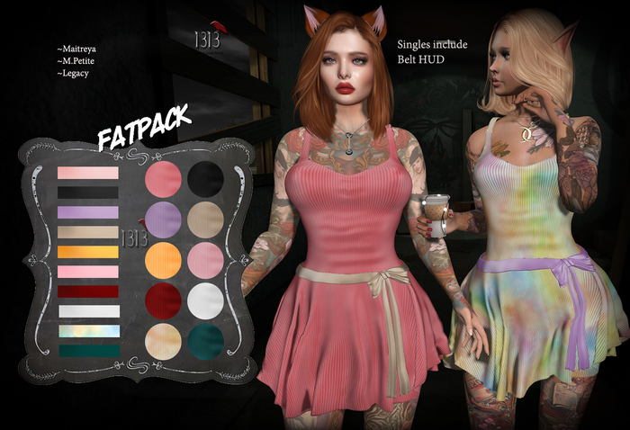 (*<*) 1313 Tabitha Dress - Ribbed Fatpack