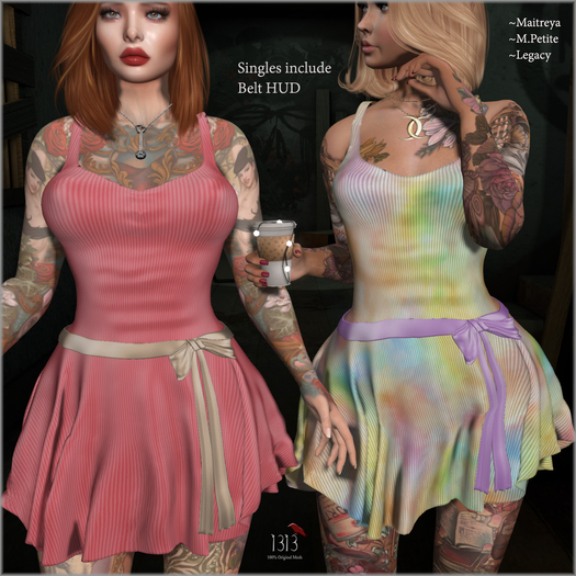 (*<*) 1313 Tabitha Dress - Free Ribbed DEMOs