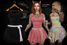 (*<*) 1313 Tabitha Dress - Ribbed Black