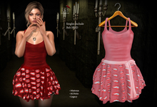(*<*) 1313 Tabitha Dress - Lips Blush