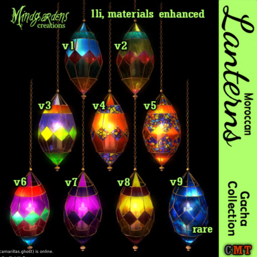 MG - Moroccan Glass Lantern v9 GACHA - RARE