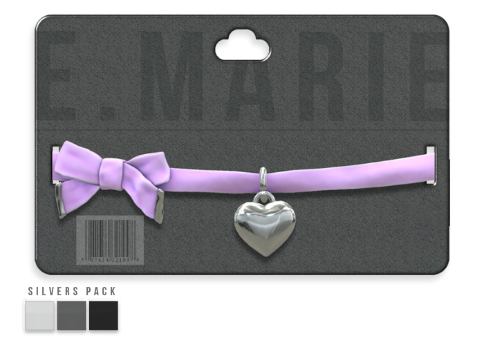 e.marie // Sabina Choker - Silvers