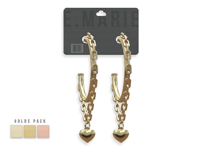 e.marie // Sabina Earrings - Golds