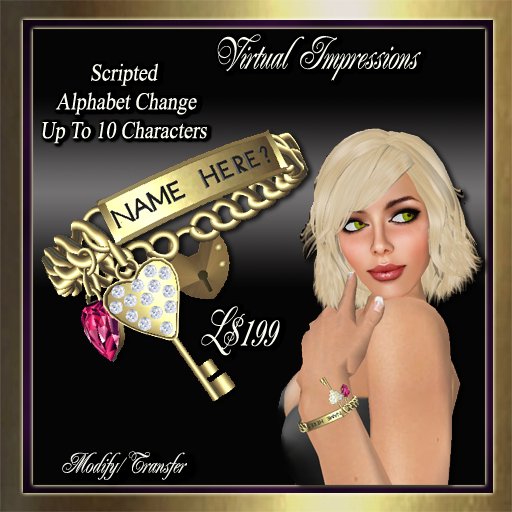Virtual Impressions Roxanne ID Bracelet in Gold, Ruby & Diamond