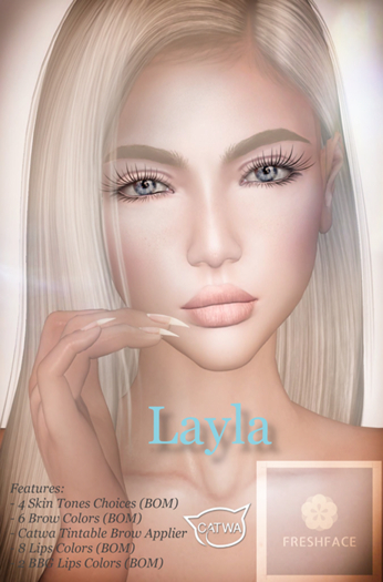 FreshFace Layla Maple BOM_Catwa