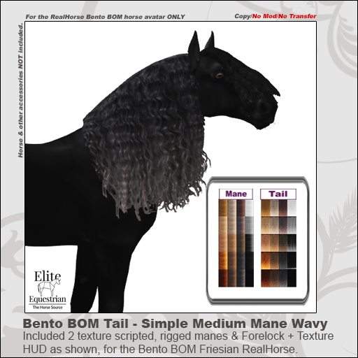 *E* BOMFR Simple Medium Mane Set Wavy [Boxed]