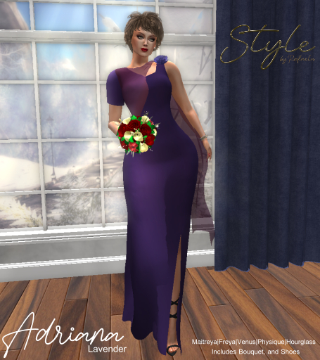 Style by Rafaela Adriana Gown Lavender  BOX