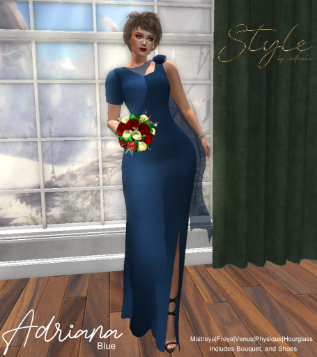 Style by Rafaela Adriana Gown Blue BOX