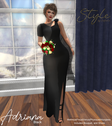 Style by Rafaela Adriana Gown Black box