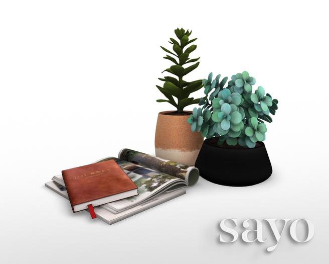 SAYO - Lena Corner Collection - Succulent Cluster