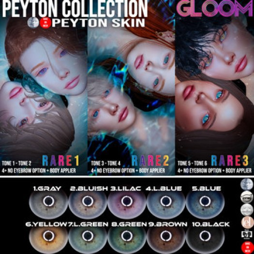 7 - Gloom. - Peyton Collection - Light Green