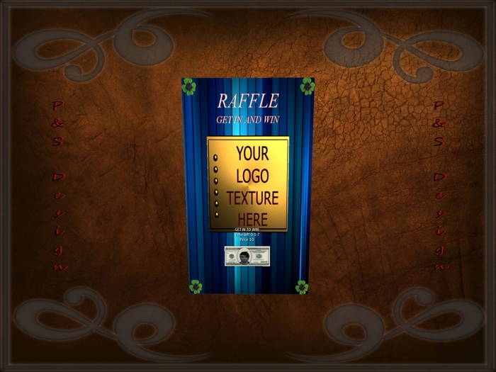 RAFFLE BOARD BL.stripes