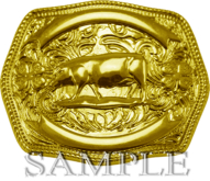 Zoy Alpha Texture [ Swine Buckle ] - Gold