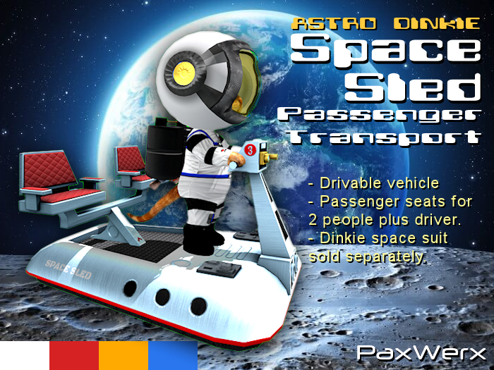 PaxWerx - Astro Dinkie Space Sled - Passenger