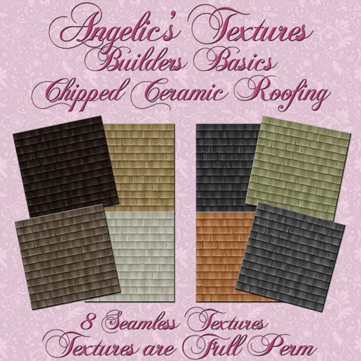 [Angelic's Textures] Builders Basics Chipped Ceramic Roofing