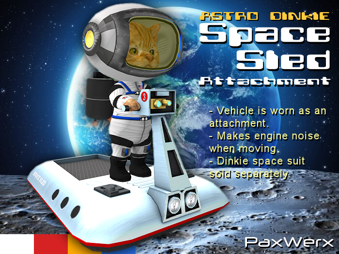 PaxWerx - Astro Dinkie Space Sled - Wearable
