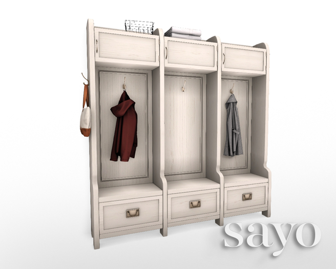 SAYO - Elm Laundry Collection - Mudroom Lockers