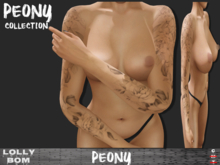 LOLLY's BOM things... [tattoo] PEONY (arm)