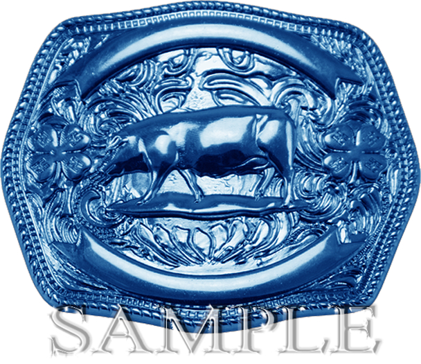 Zoy Alpha Texture [ Swine Buckle ] - Blue