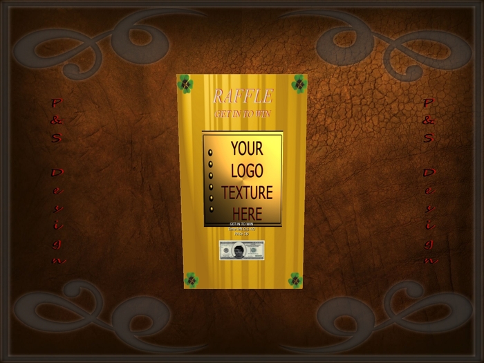 RAFFLE BOARD Yel.Stripes