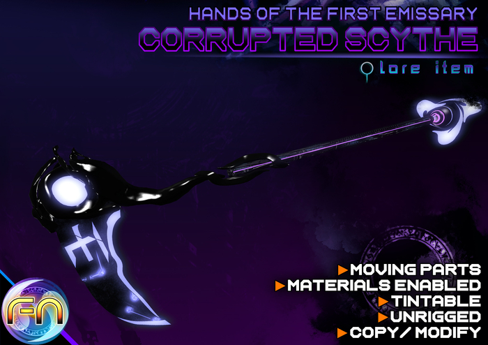 [.fn] Hands of the First Emissary Corrupted Scythe 1.09 _Boxed