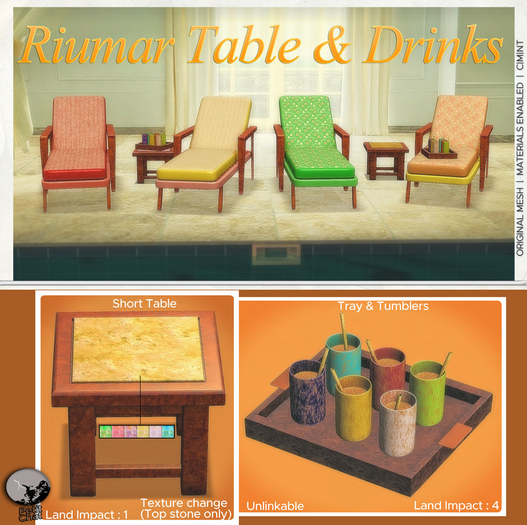 *PC* Riumar Table & Drinks