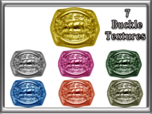 Zoy Alpha Texture [ Swine Buckle ] - 7 Colors