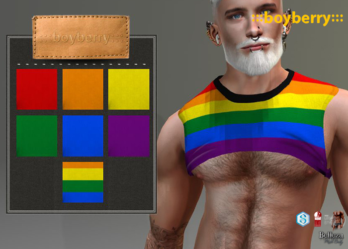 boyberry Pride Crop
