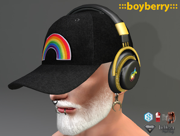 boyberry Pride Headphones Cap
