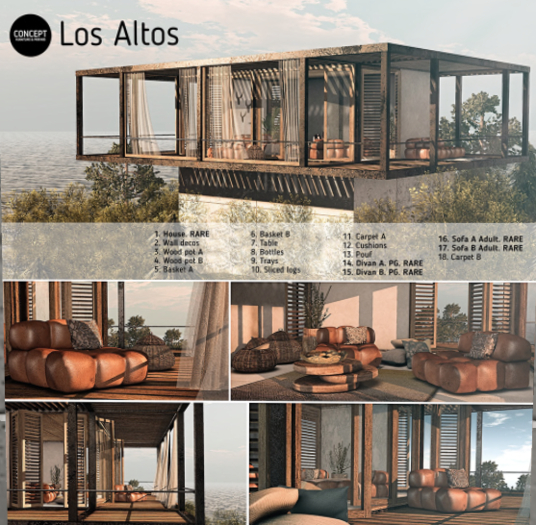 Concept} *04. Los Altos. Wood Pot B