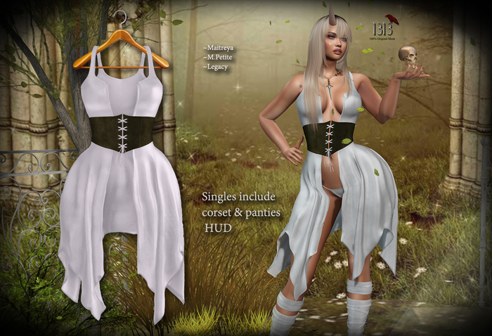 (*<*) 1313 Jasnah Dress - White