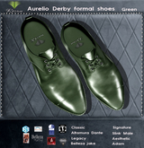 Res_Aurelio Derby Shoes Green