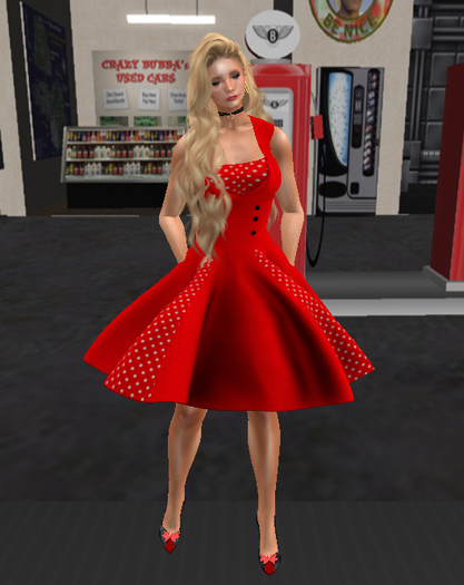 Retro Dress Red for Maitreya (Boxed)