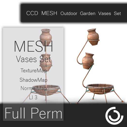 MESH Outdoor Garden Vases Set