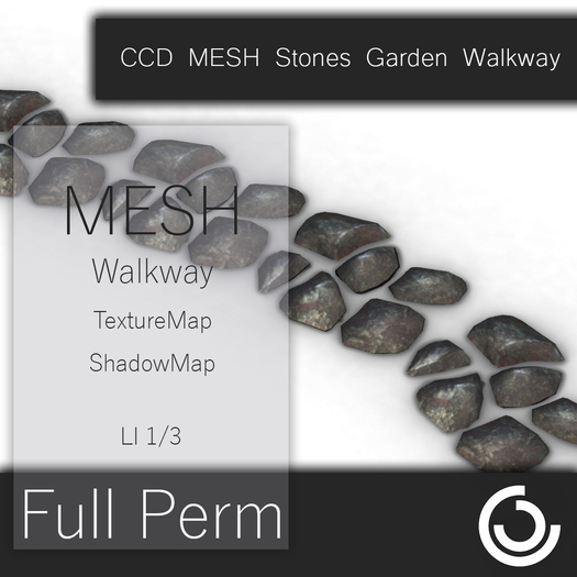 CCD MESH Stones Garden Walkway