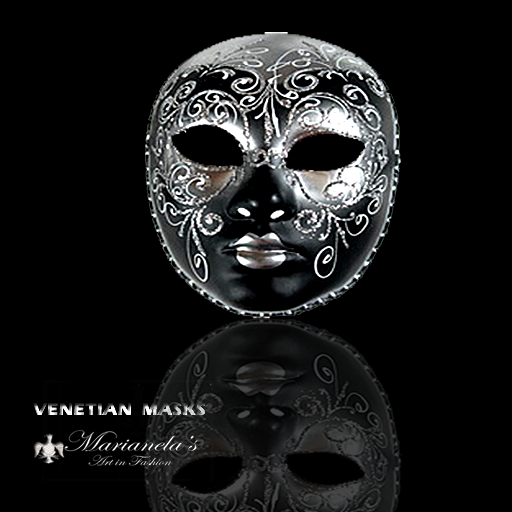 Marianela's Venetian Mask GALEONE ARGENTO