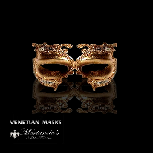 Marianela's Venetian Mask ORO 