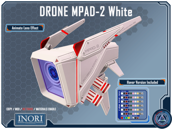 INORI - Drone MPAD-2 White