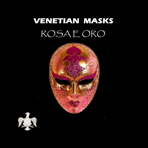 Marianela's Venetian Mask  ROSA E ORO