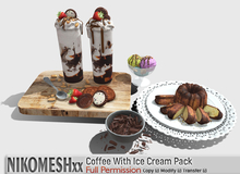 ::NIKOMESH::Full Permission Coffee With Ice Cream Pack