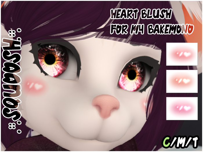 .::.Squoosh.::. M4 Bakemono Heart Blush