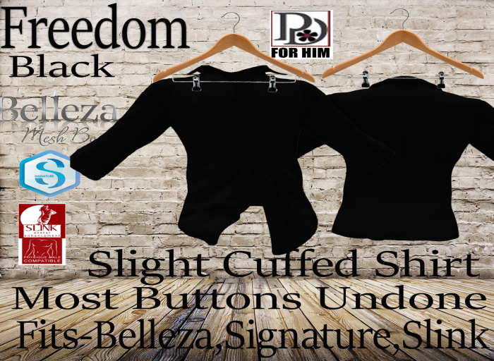 !PD-MensFreedom Shirt BLack
