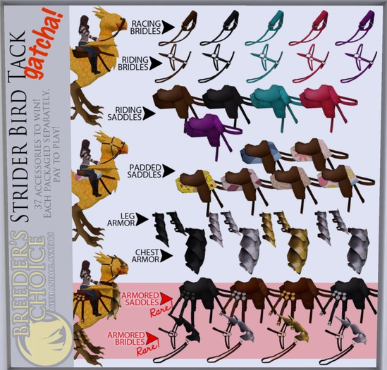 Strider Bird Silver Leg Armor