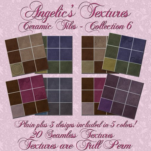 [Angelic's Textures] Ceramic Tiles - Collection 6