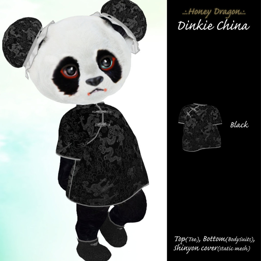 .:.H/D.:. Dinkie China // Black [21EAP6]