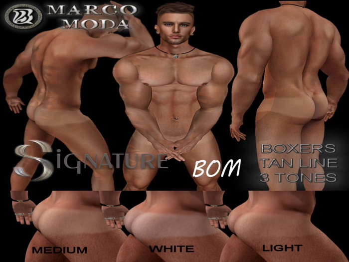 MMS TAN LINE BOXERS BOM & SIGNATURE